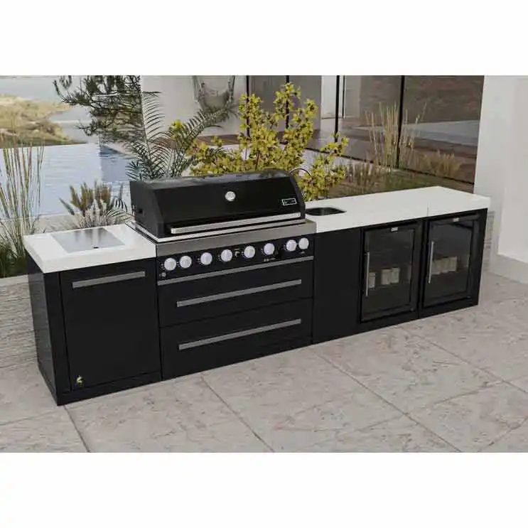 YYHC-Customized aluminum alloy grill, outdoor kitchen with refrigerator, easy to operate - Image 5