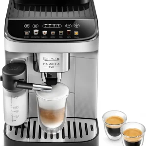 Magnifica Evo with LatteCrema System, Fully Automatic Machine Bean to Cup Espresso Cappuccino and Iced Coffee Maker，B0B38KRTV6