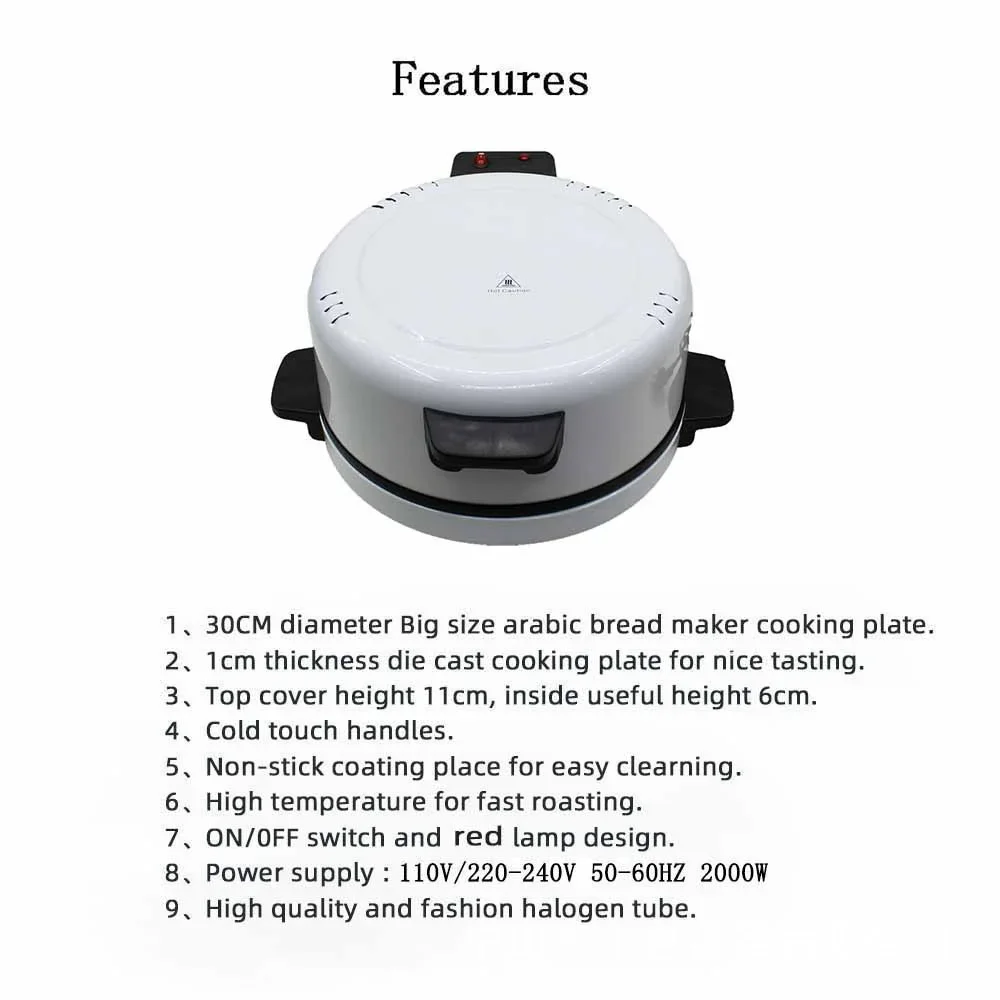 2000W High-Power Multifunctional Household Electric Oven Pizza Machine - Image 4