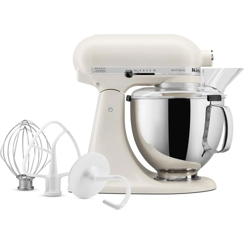 KitchenAid Artisan Series 5 Quart Tilt Head Stand Mixer, Porcelain baking tools - Image 3