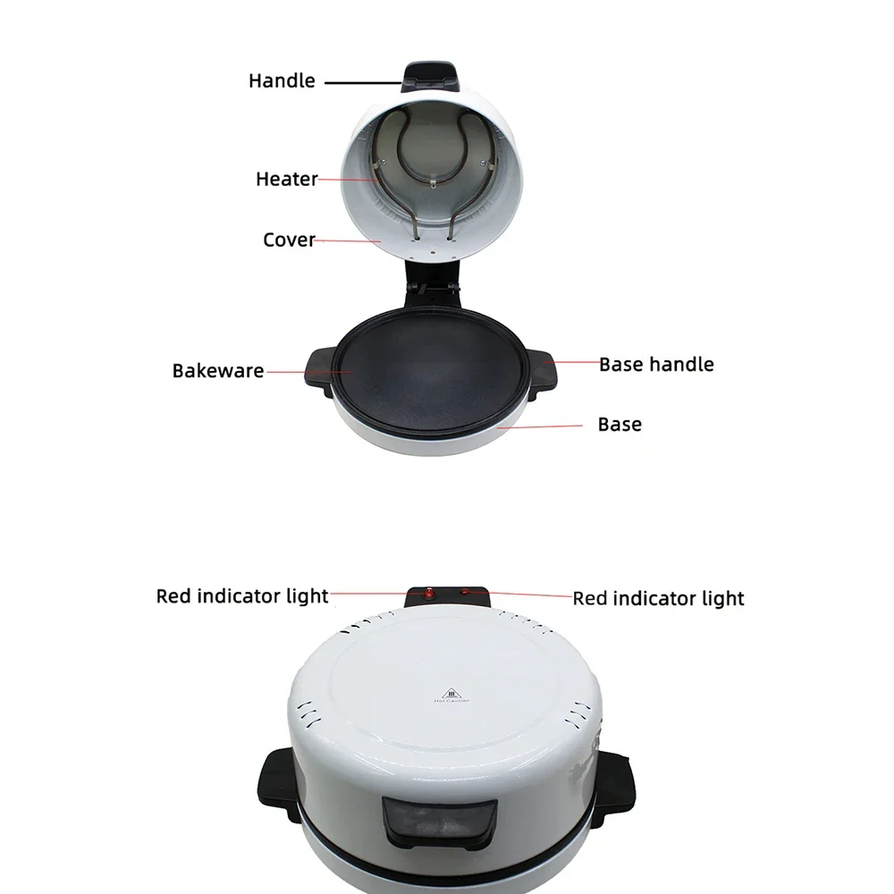 2000W High-Power Multifunctional Household Electric Oven Pizza Machine - Image 2